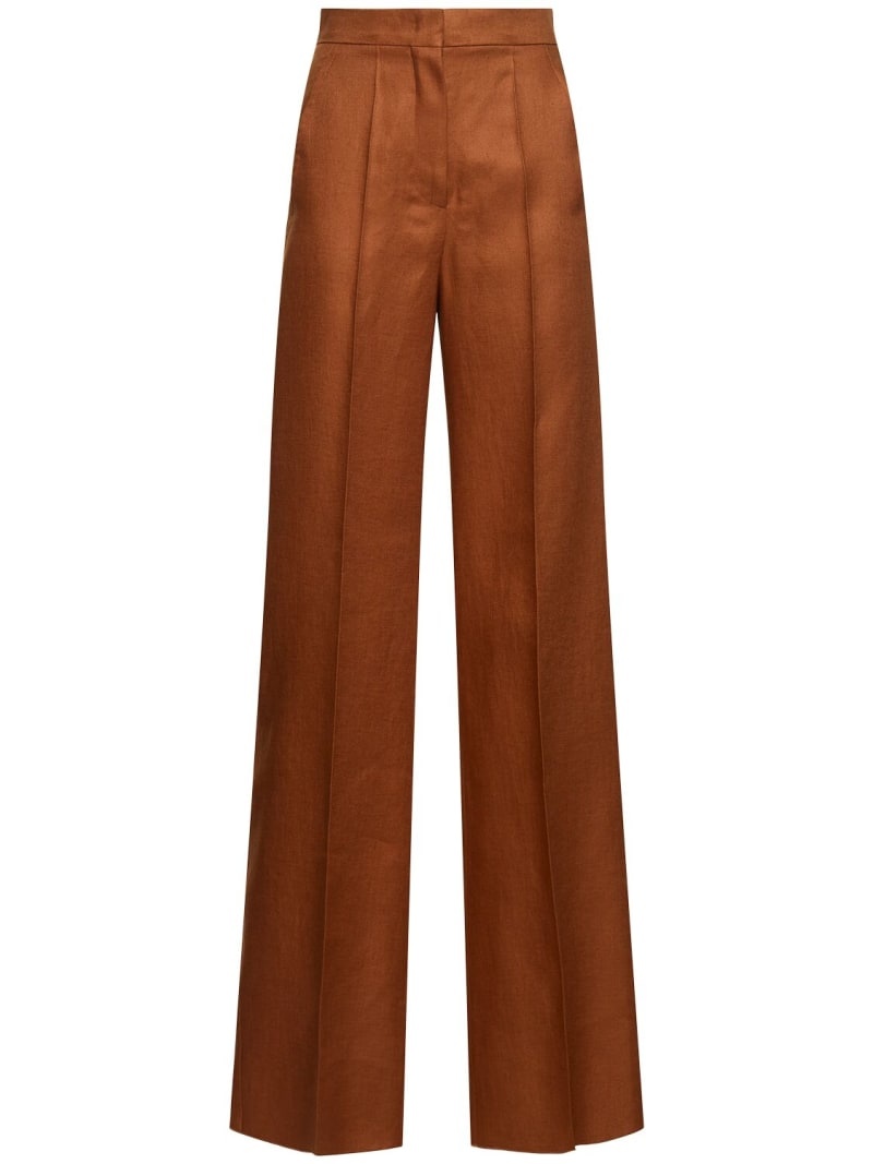 Linen wide pants - 1