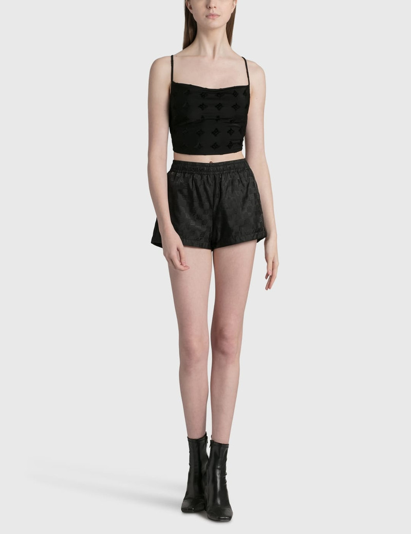 MISBHV VELOUR MONOGRAM STRAPS TOP outlook