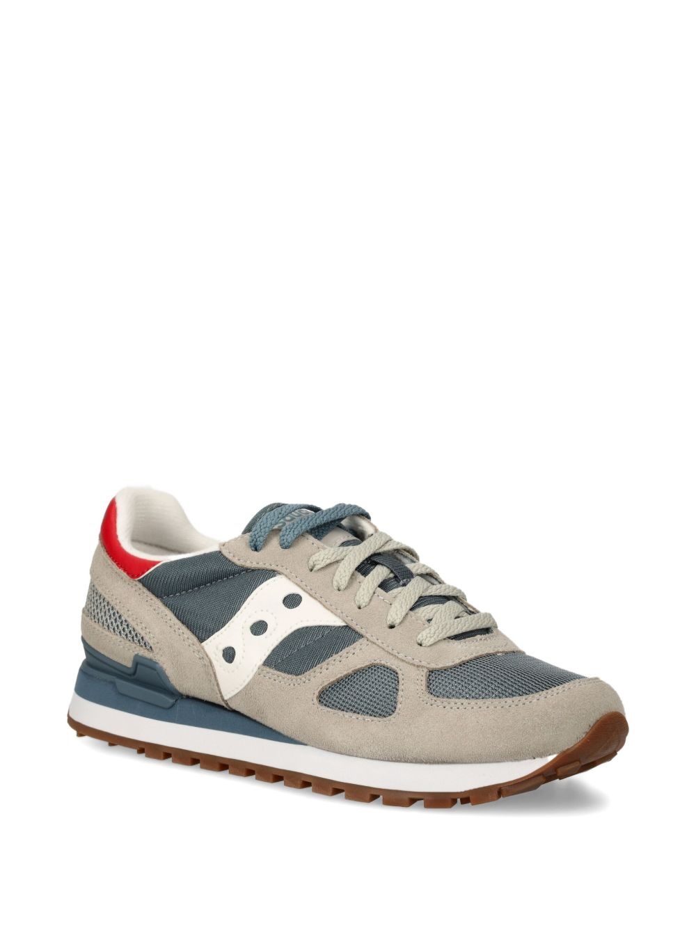 suede-panelled sneakers - 2