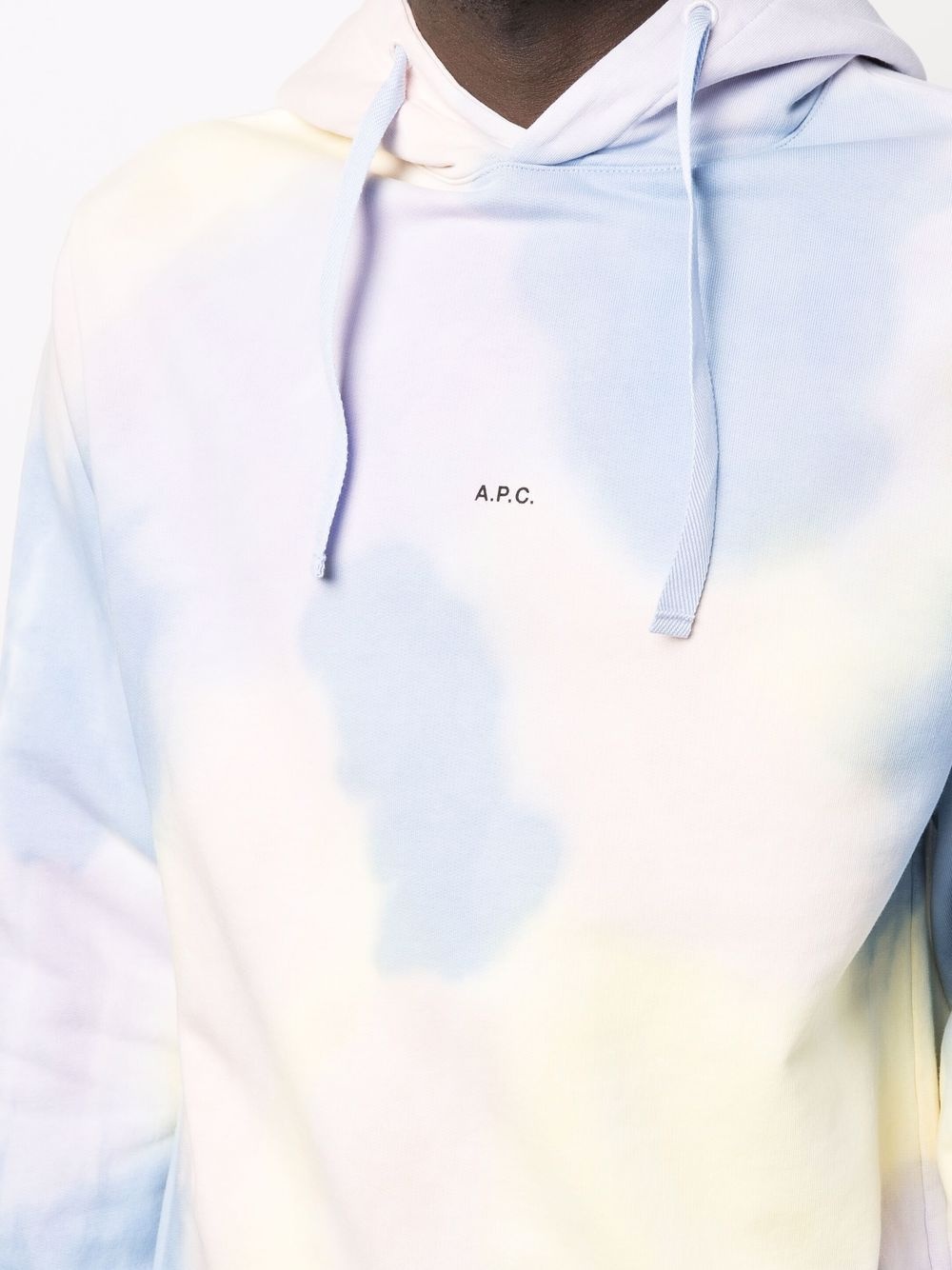 tie-dye logo-print hoodie - 7