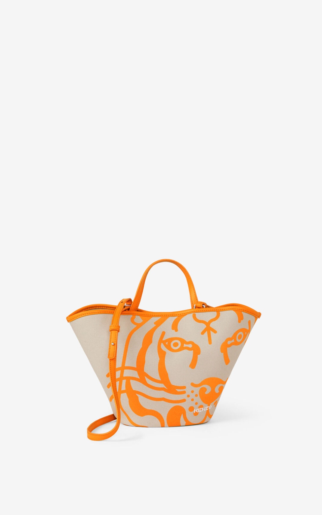 Small K-Tiger shoulder tote bag - 1