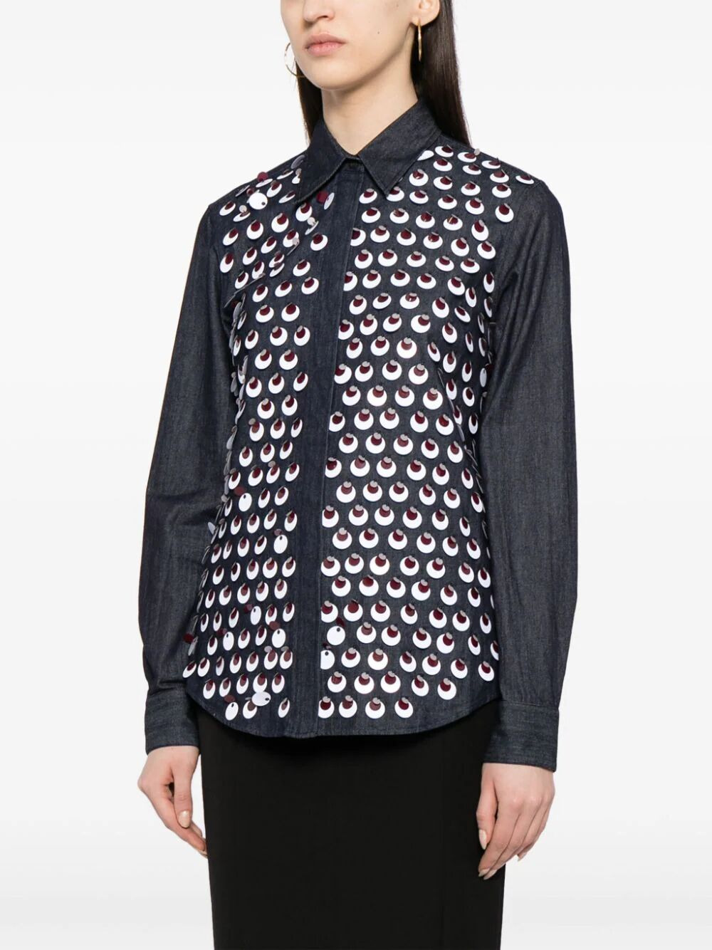 Dries Van Noten Women 00820 Chowy Den Emb 8431 Shirt - 5