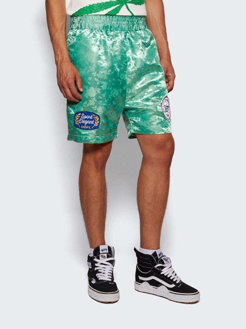 Jacquard Boxing Short Green - 2