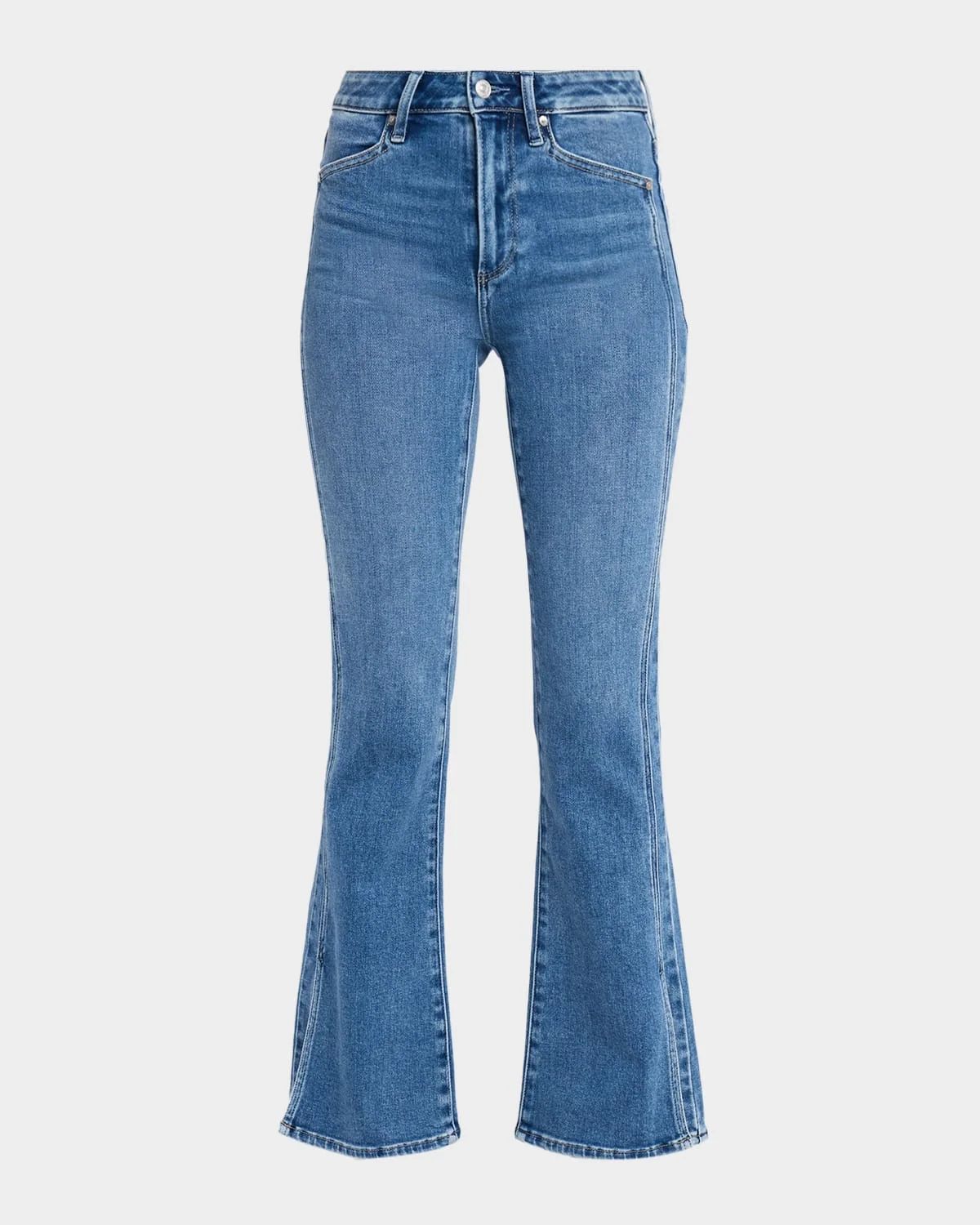 Laurel Canyon High-Rise Jeans with Vent - 1