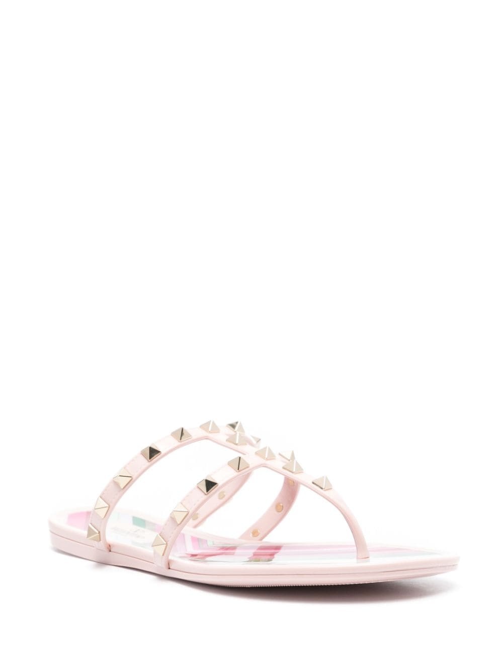 Rockstud caged slides - 2