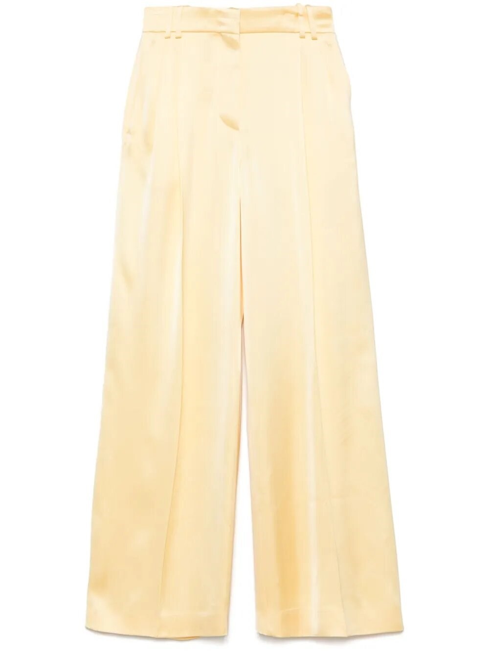 Satin Pleated Trouser - 1