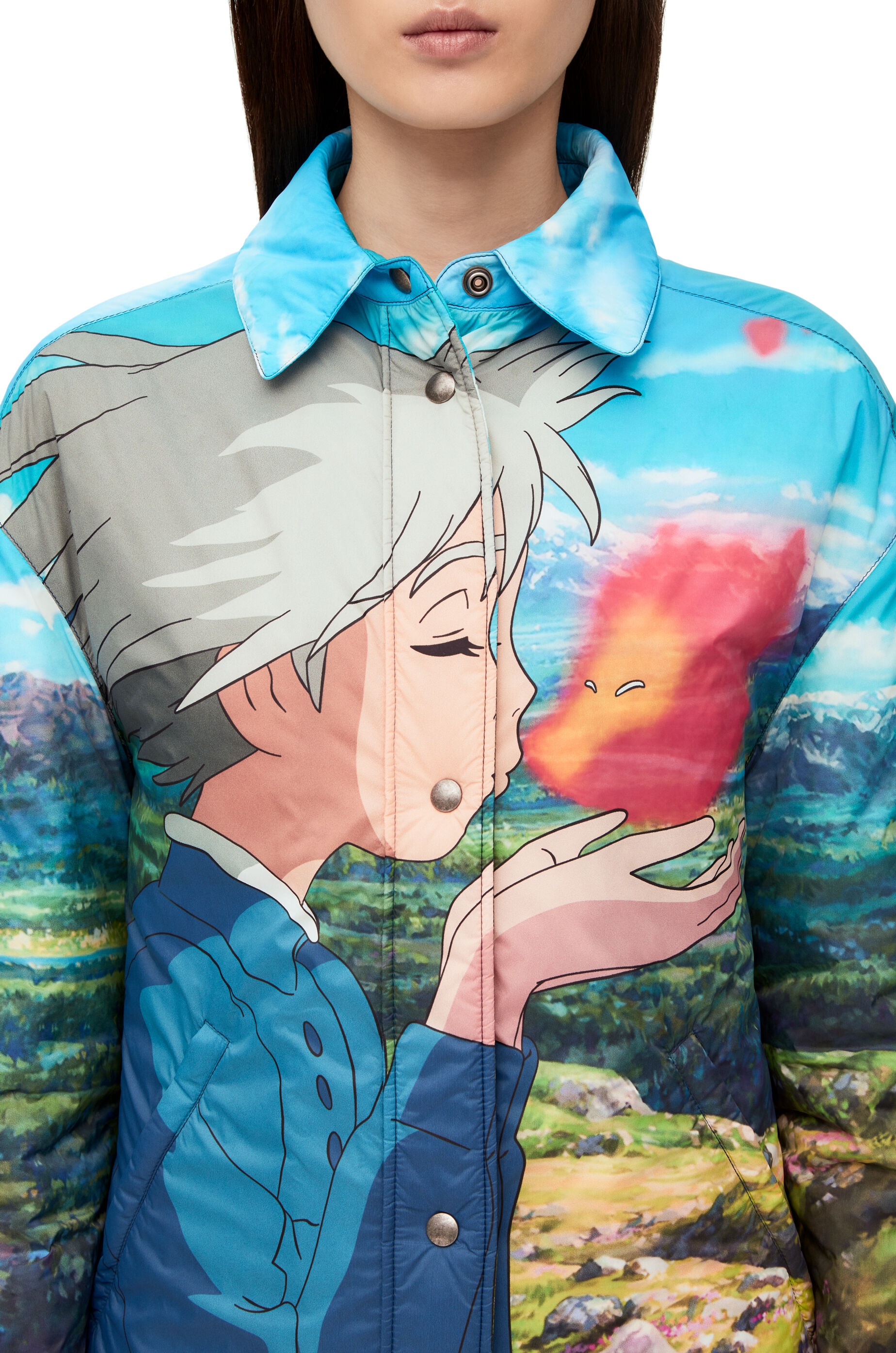 Calcifer coach jacket in nylon - 5