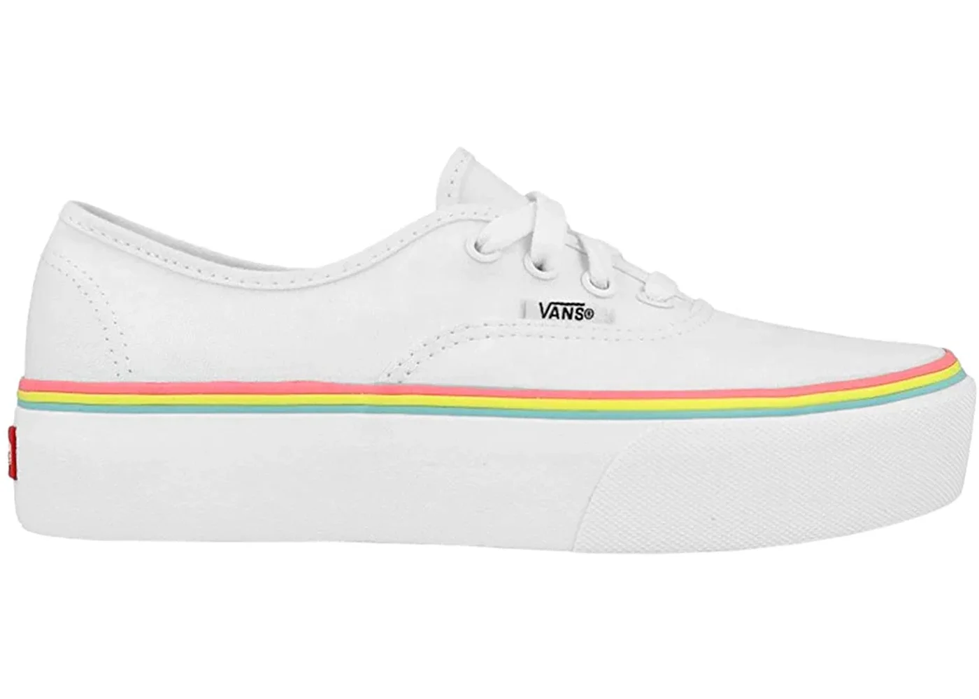 Vans Authentic Platform 2.0 Rainbow Foxing White (Women's) - 1