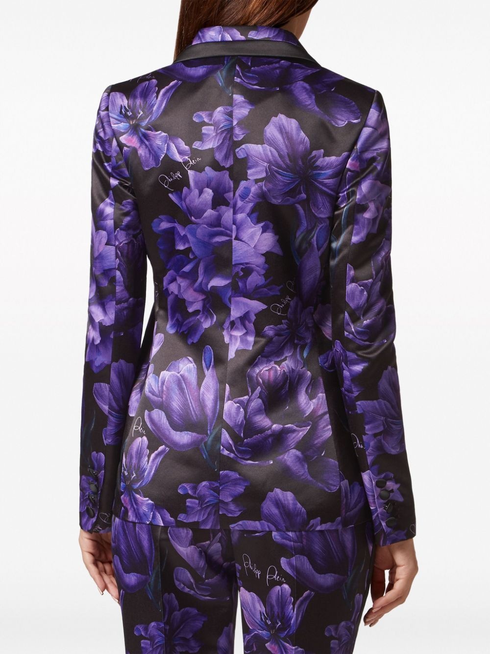 Duchesse floral-print blazer - 4