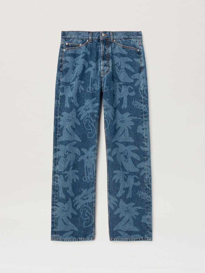 Palmity Allover Laser Denim 1