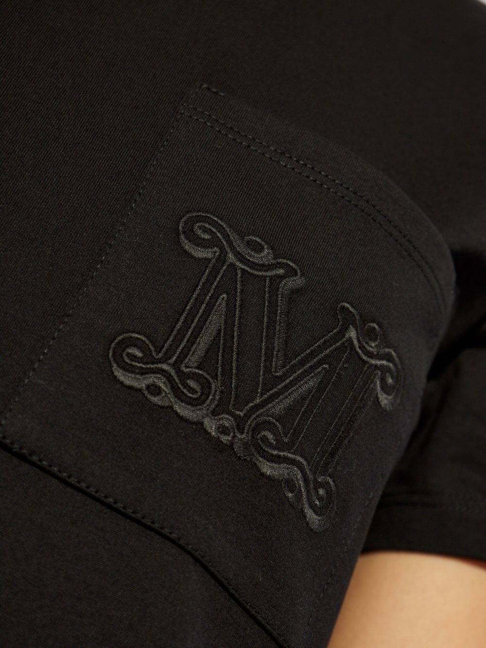 logo-embroidered T-shirt - 5