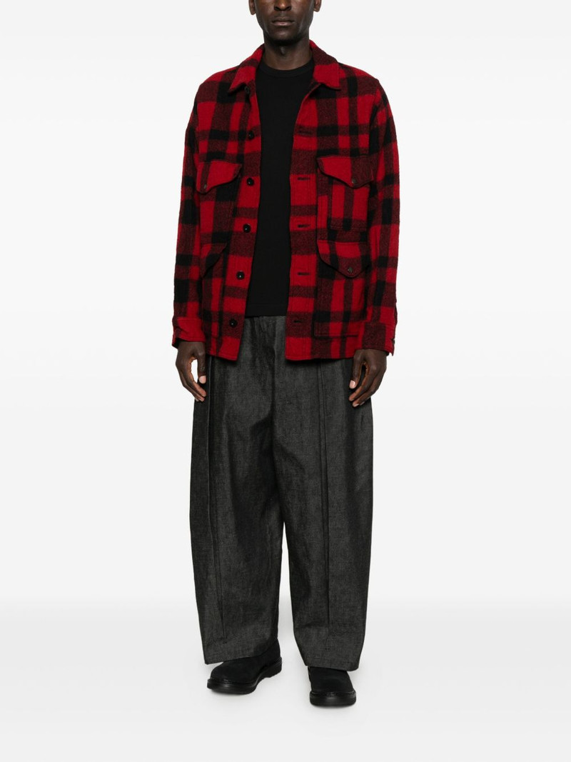 Junya Watanabe MAN check-print shirt jacket outlook