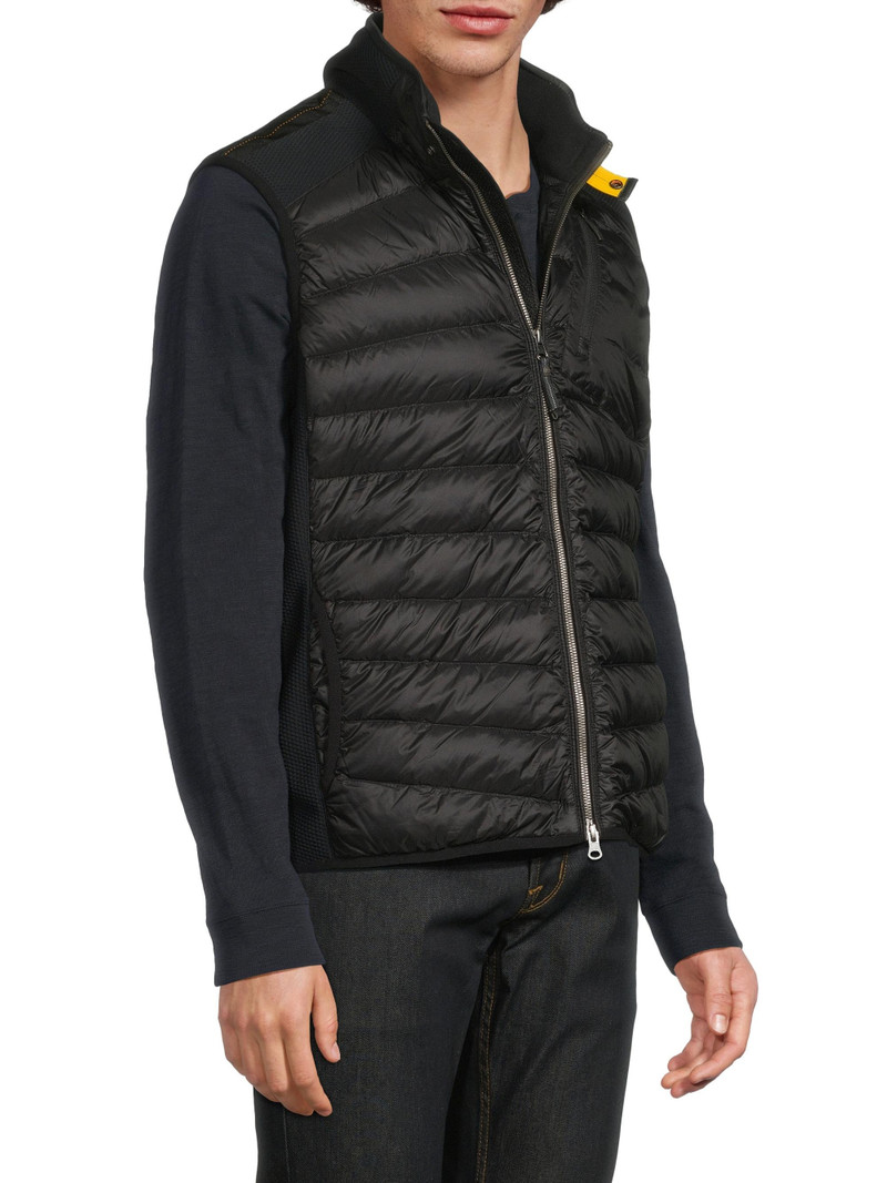 Men's Zavier Stand-Collar Slim-Fit Puffer Vest - Black 4
