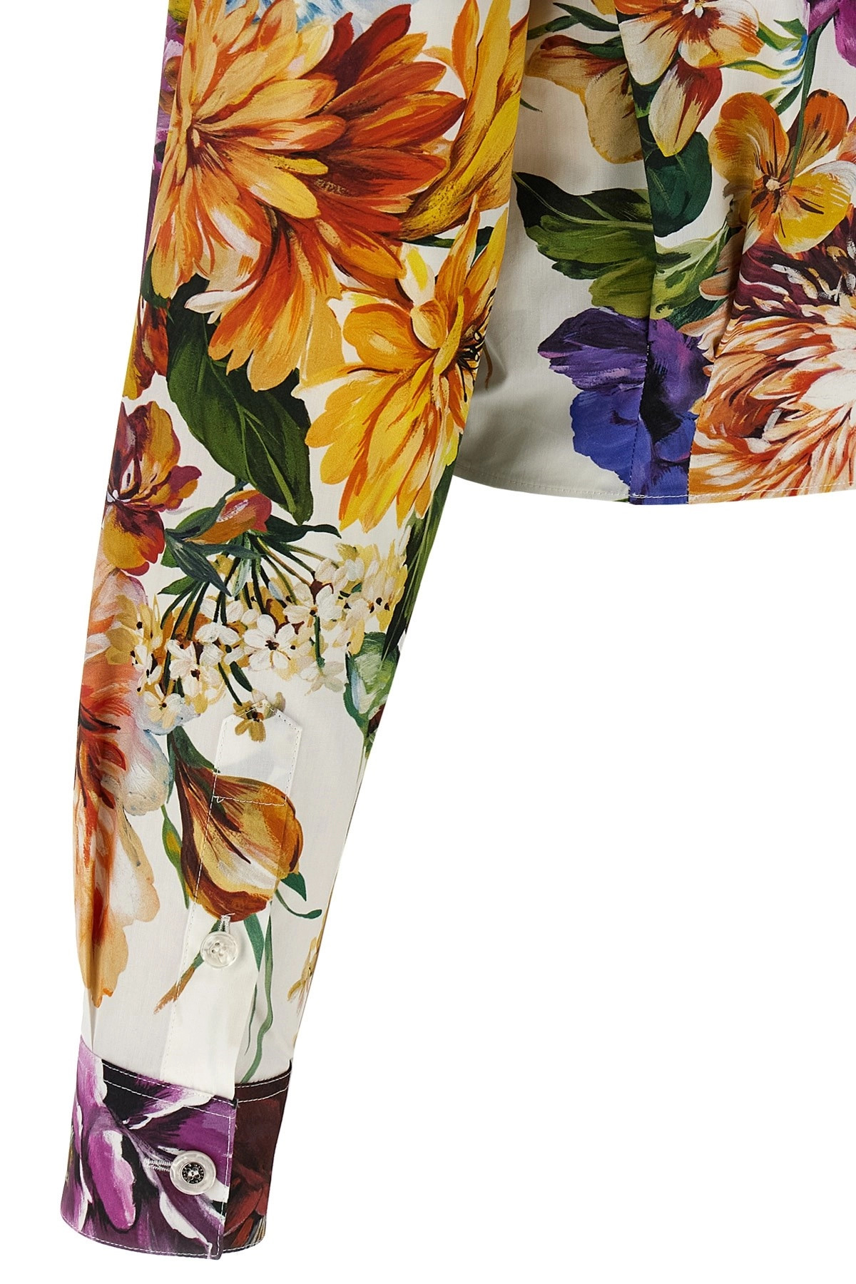 Floral crop shirt - 4