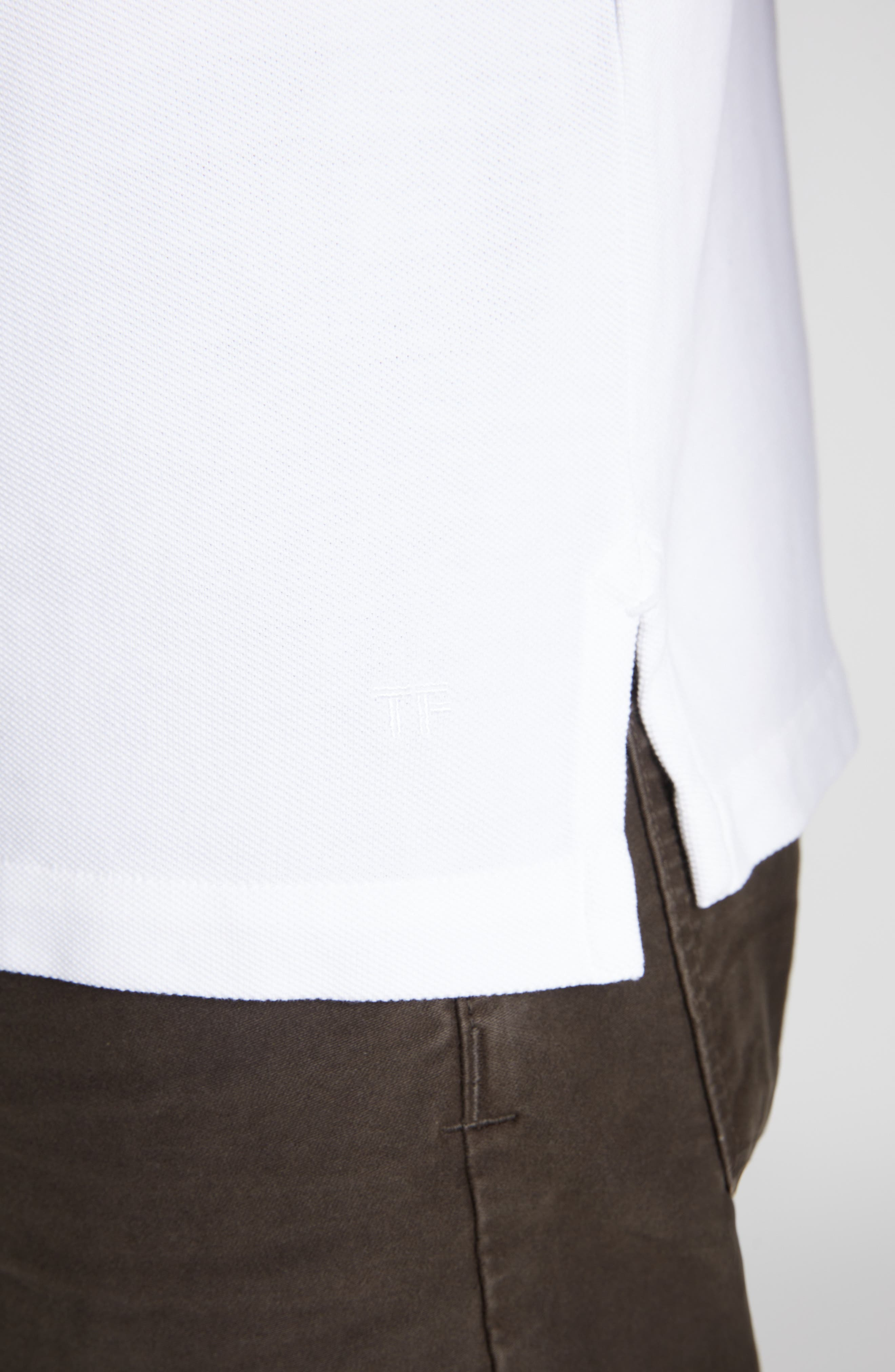 Short Sleeve Cotton Piqué Polo - 5