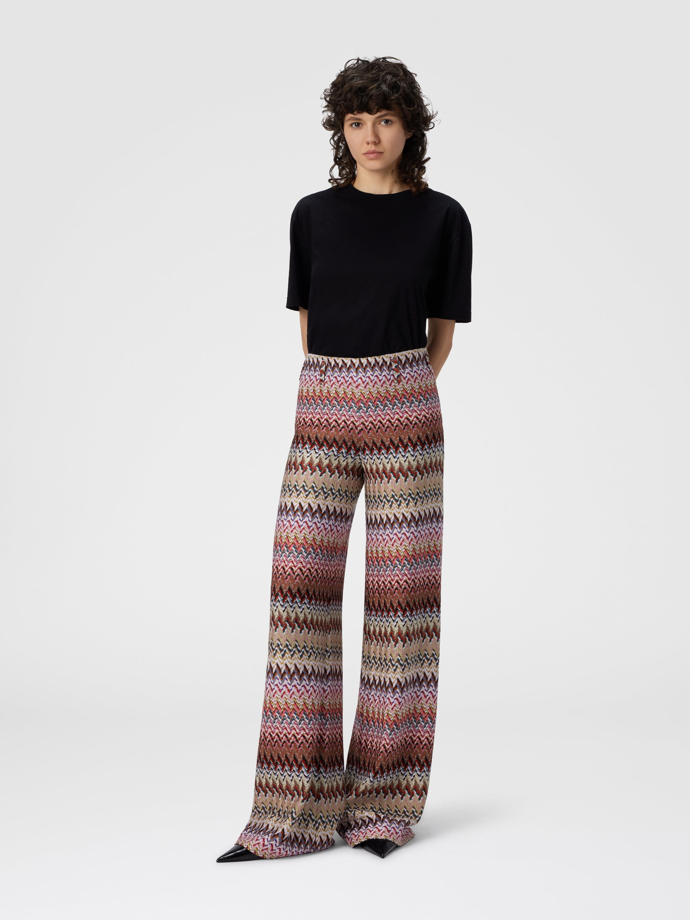 Missoni Flare Pants With Zigzag Pattern in Multicoloured at Nordstrom - 2