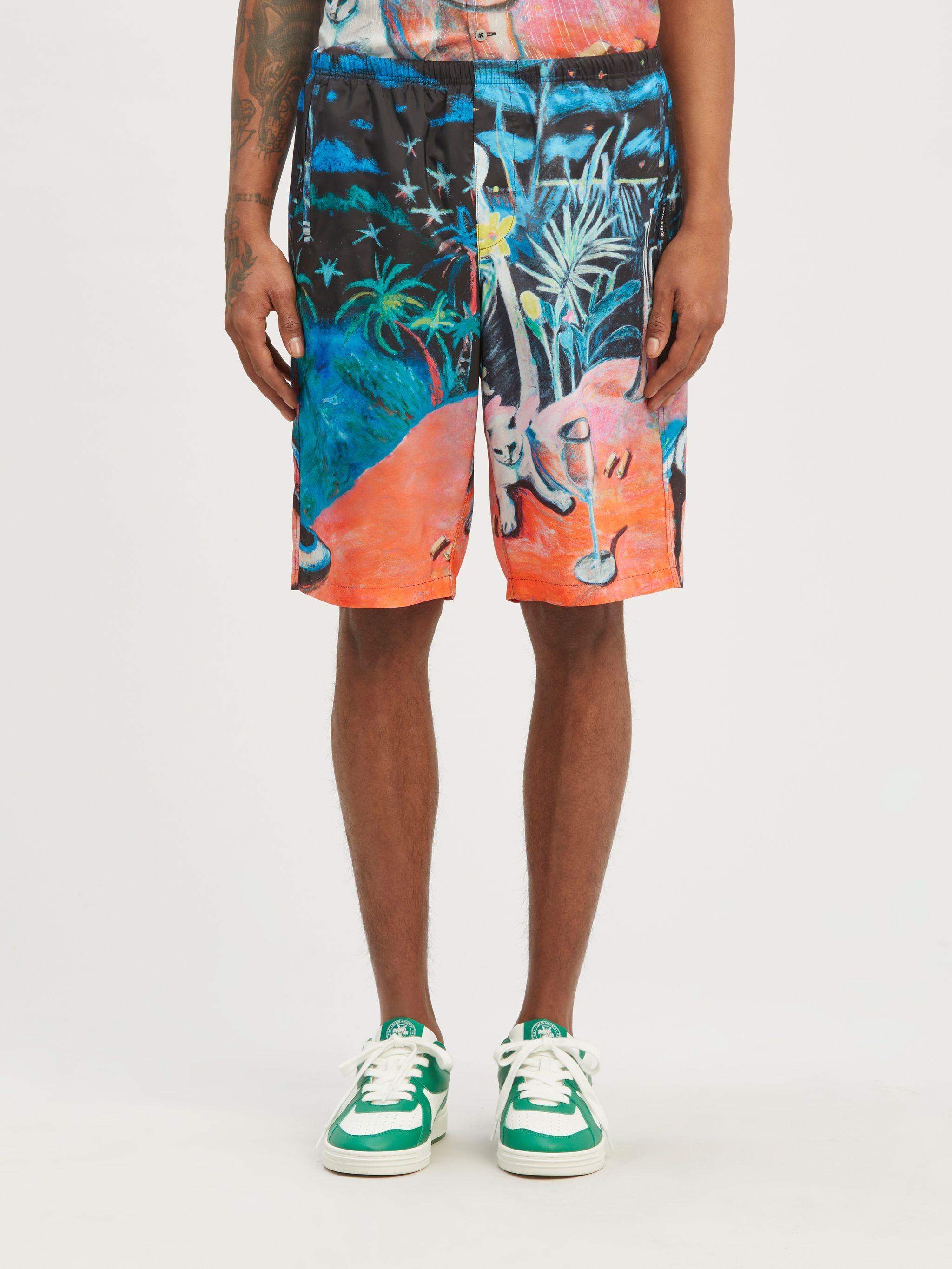 Oil On Canvas Long Swimshorts - 3
