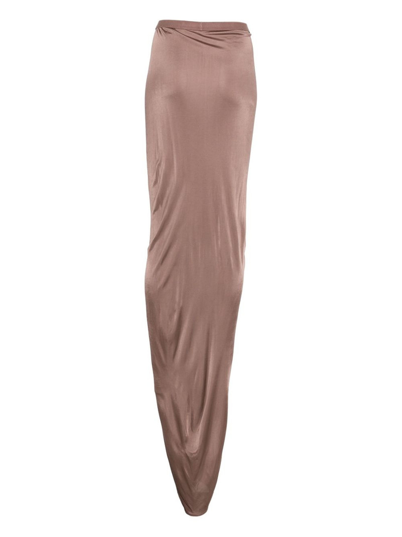 Rick Owens Lilies ruched draped skirt outlook