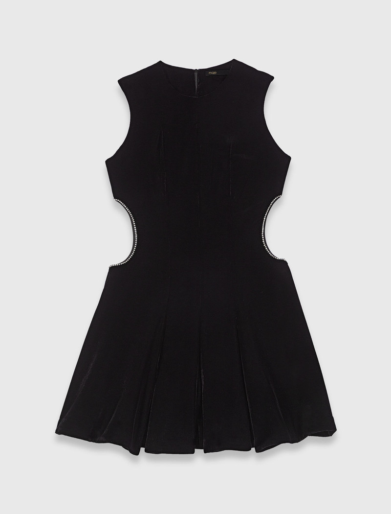 Mini velvet dress 1