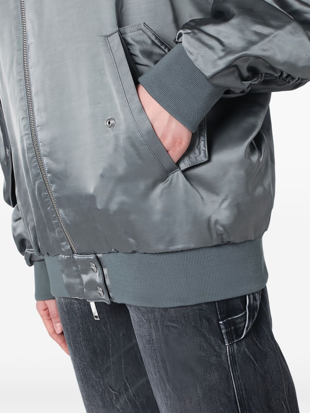 zip-up bomber jacket - 5