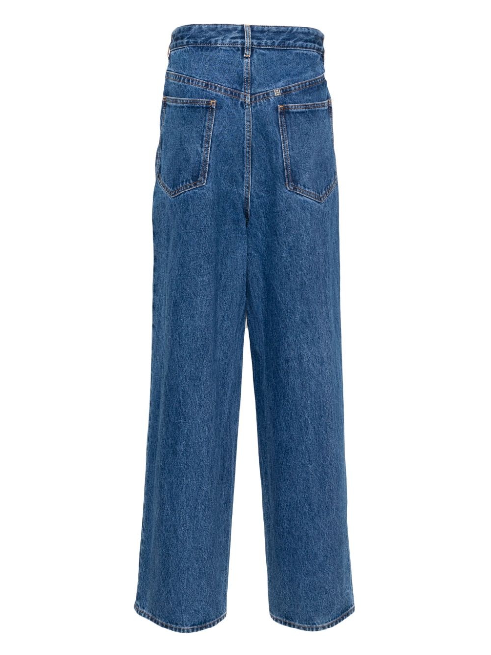 mid-rise wide-leg jeans - 2