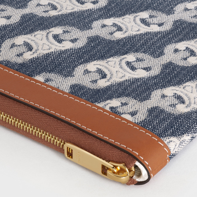 SMALL POUCH  IN  MAILLON TRIOMPHE JACQUARD 4