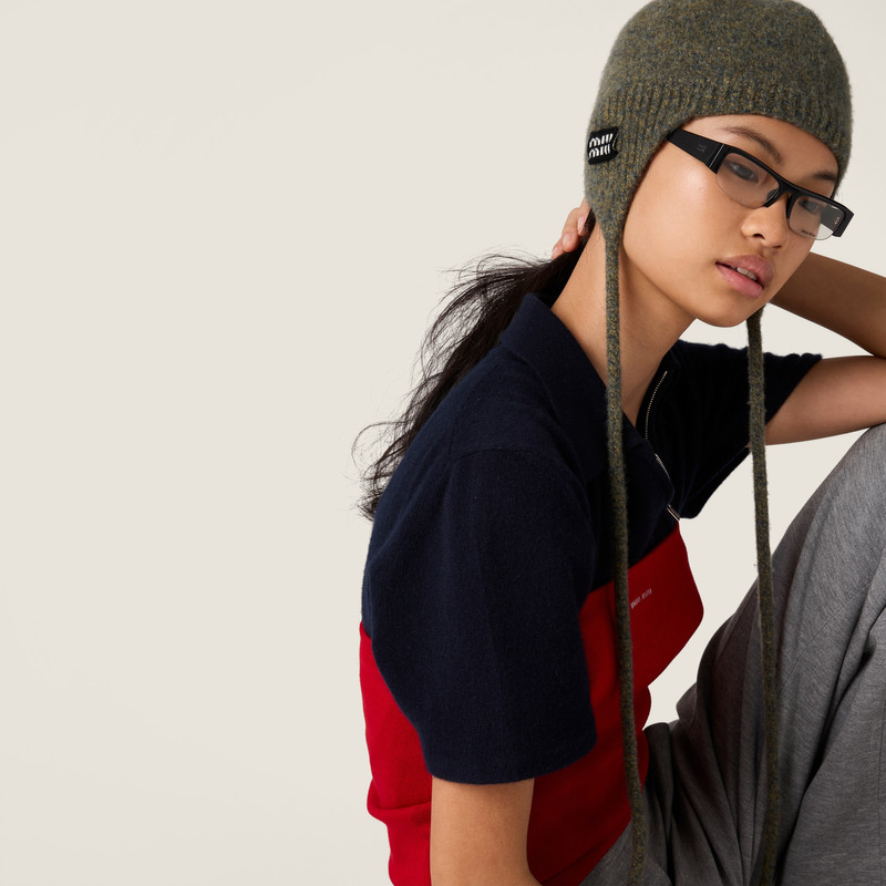 Miu Miu Wool and cashmere hat outlook