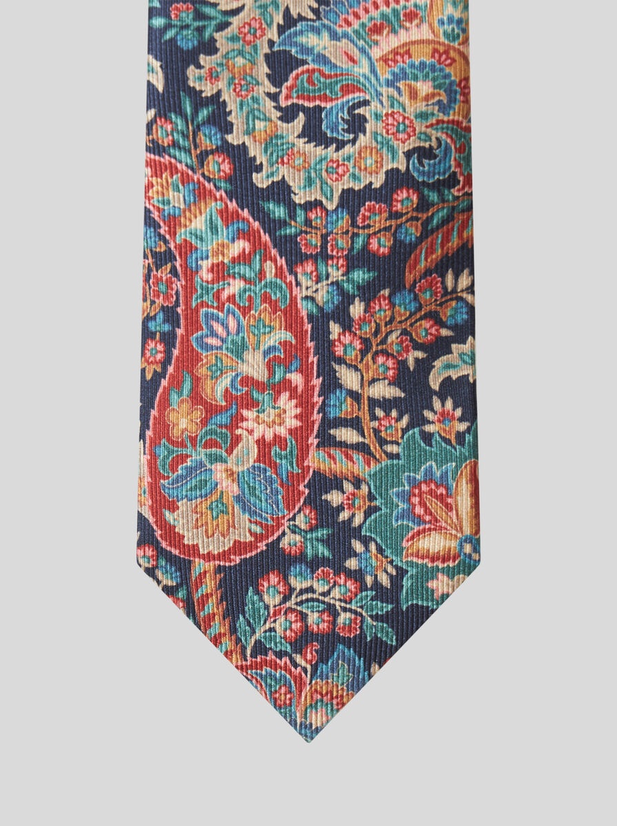 FLORAL PAISLEY TIE - 3