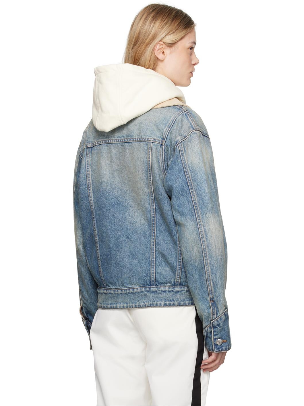 Rhude Indigo Western Denim Jacket | REVERSIBLE