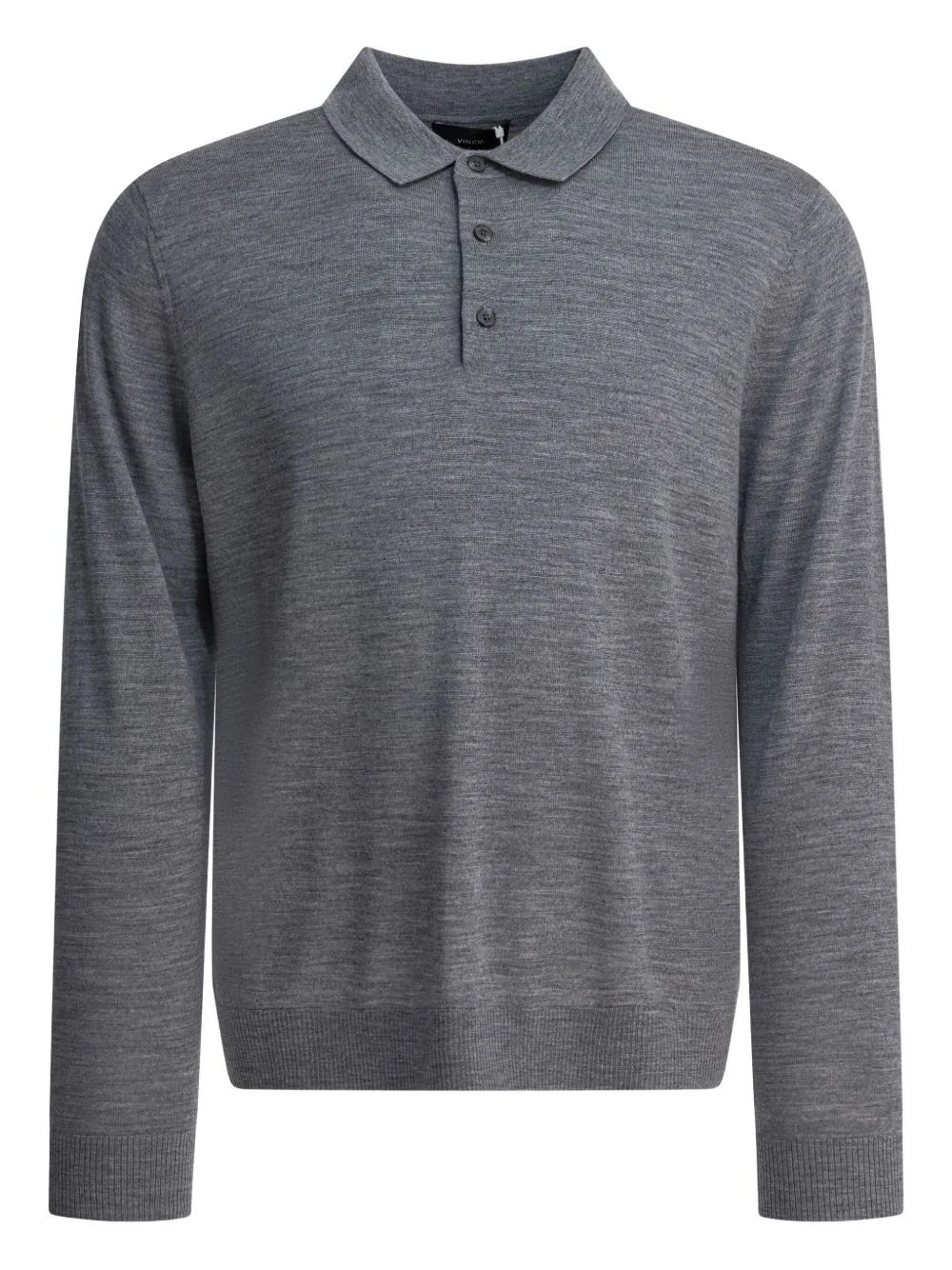 merino-wool polo shirt - 1
