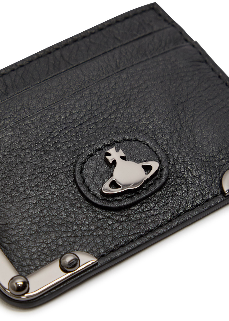 Vivienne Westwood Orb Grained Leather Card Holder - 3