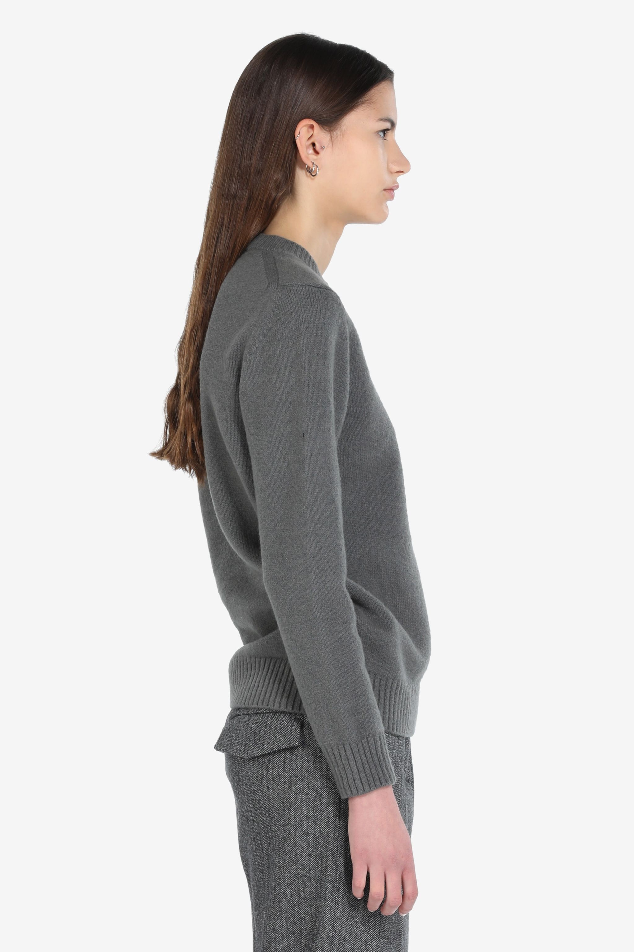CRYSTAL-EMBELLISHED PATCH SWEATER - 3