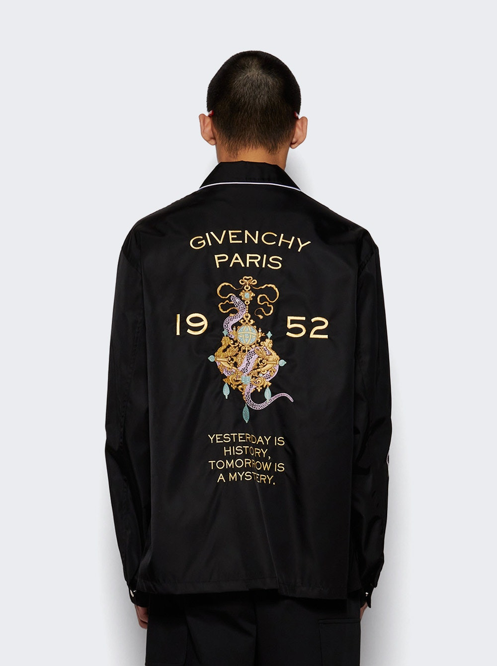 Jacket With Chandelier And Snake Embroideries Black - 4