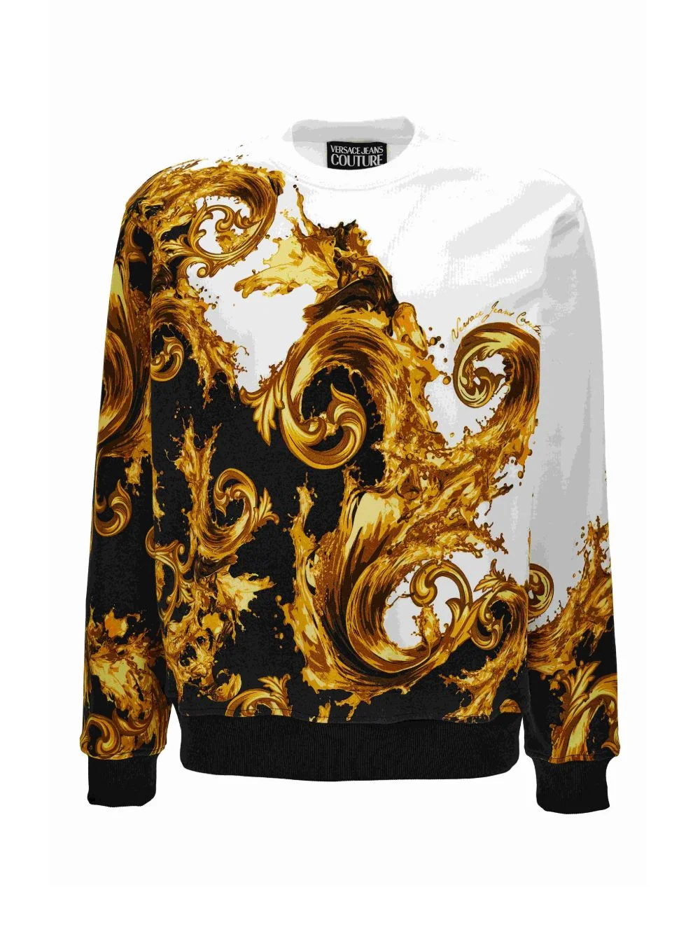 printed crew-neck sweatshirt - 1