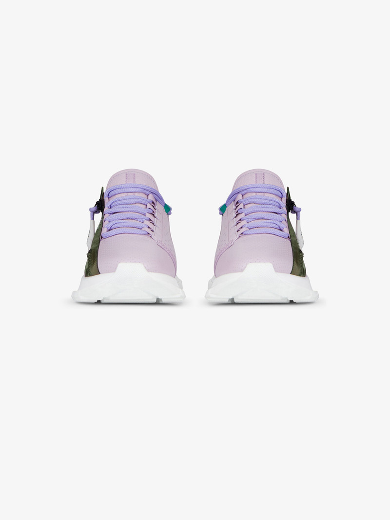 Givenchy Spectre low runners sneakers in perforated leather with zip outlook