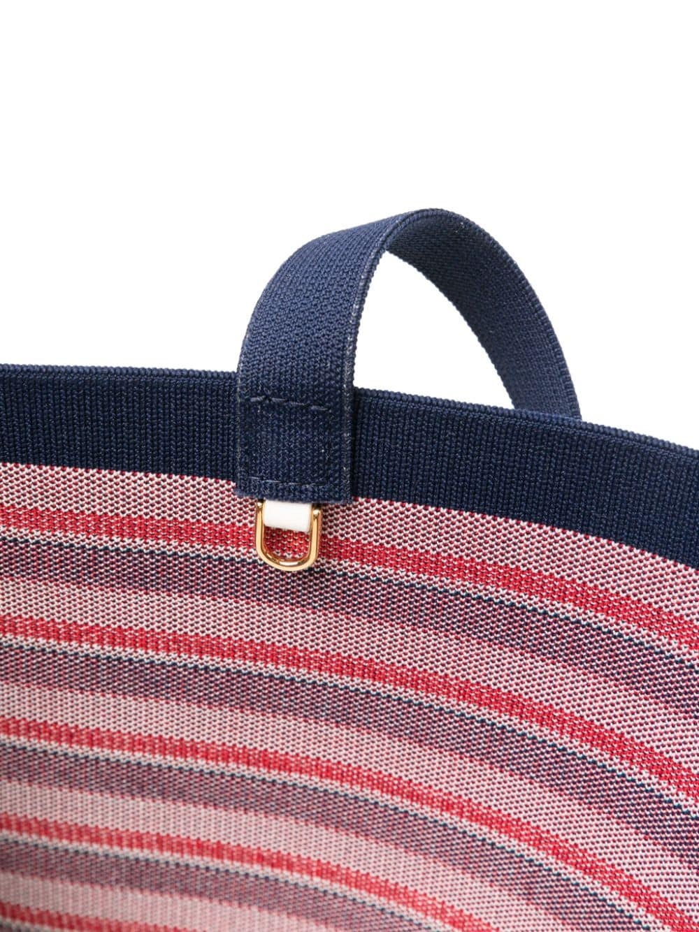 striped tote bag - 5