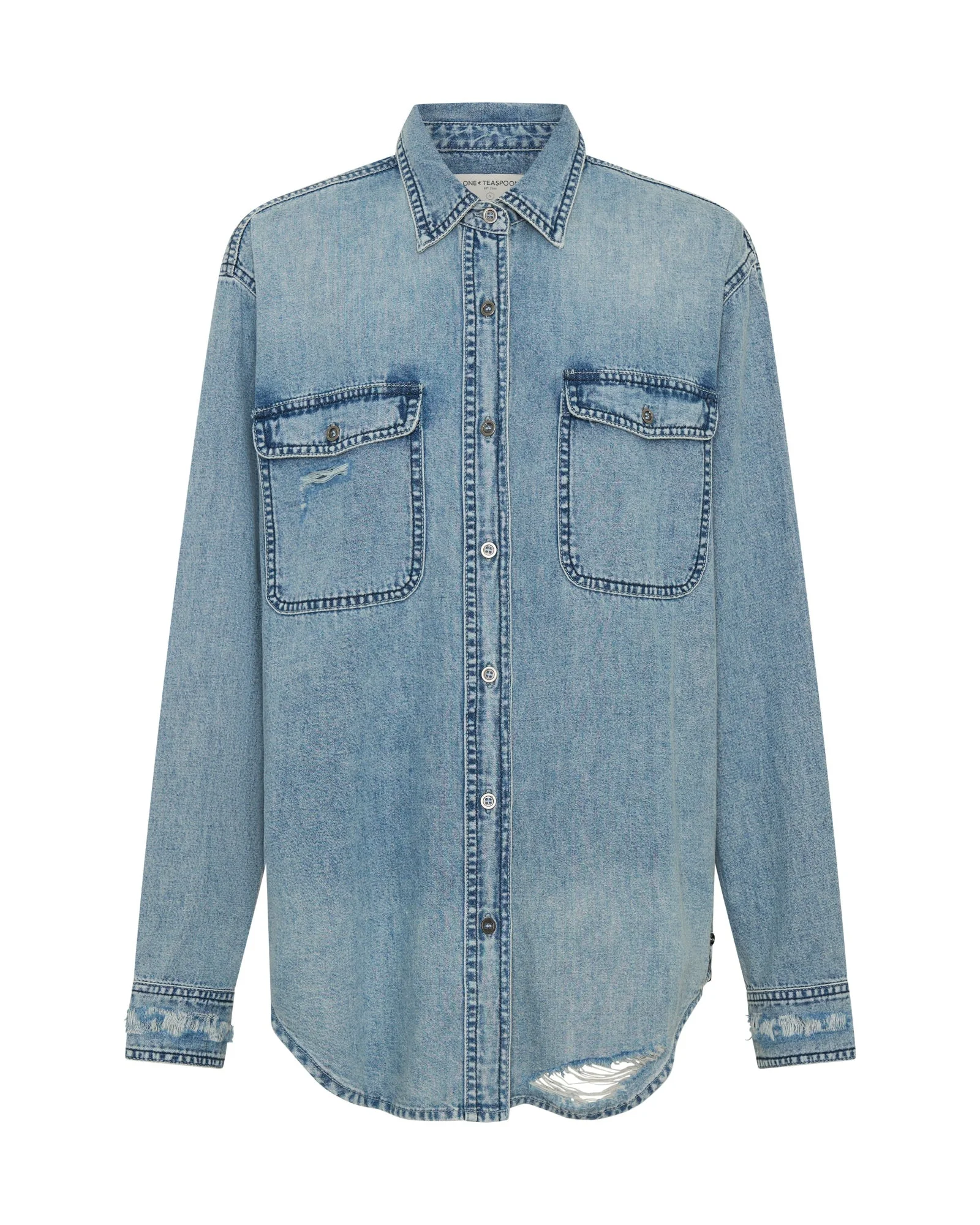 25th Anniversary Limited Edition Everyday Studded Denim Shirt - Salty Dog - 1