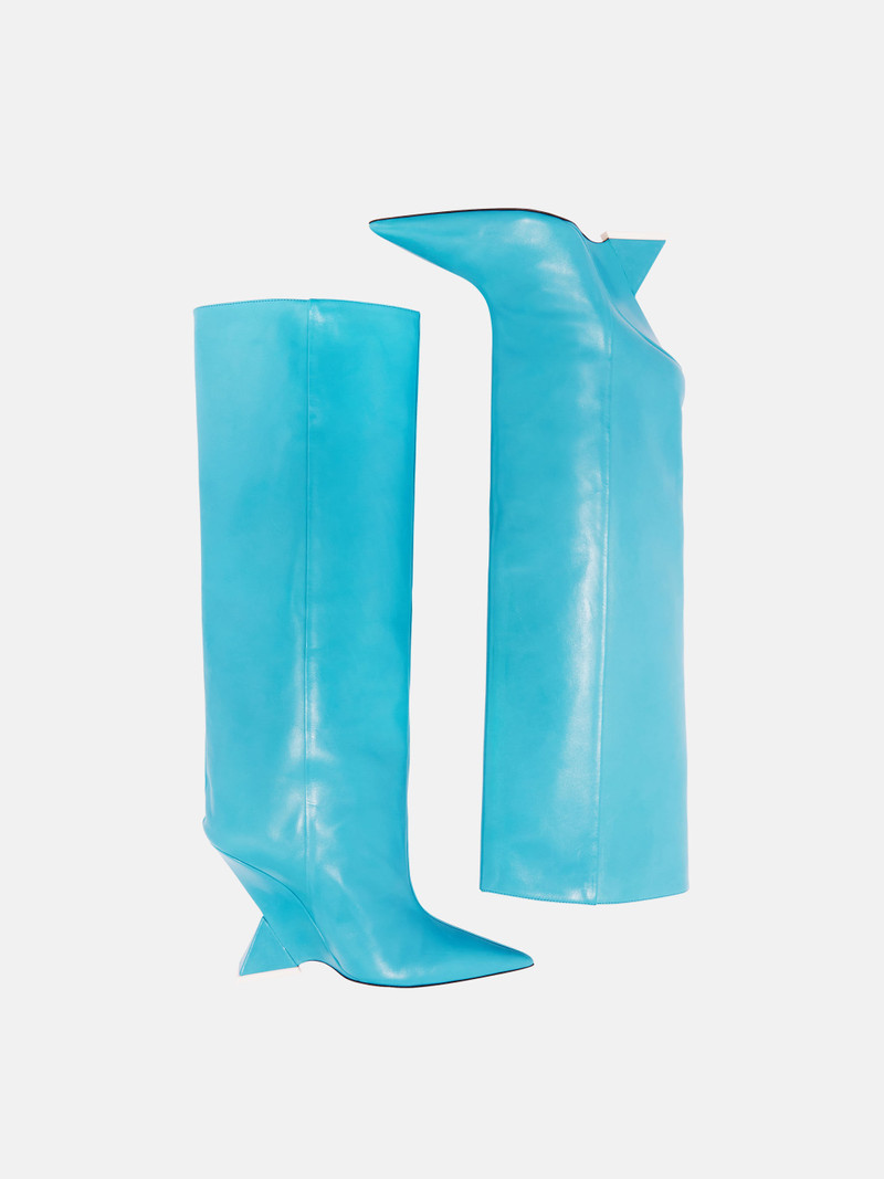 ''CHEOPE'' TURQUOISE TUBE BOOT 4