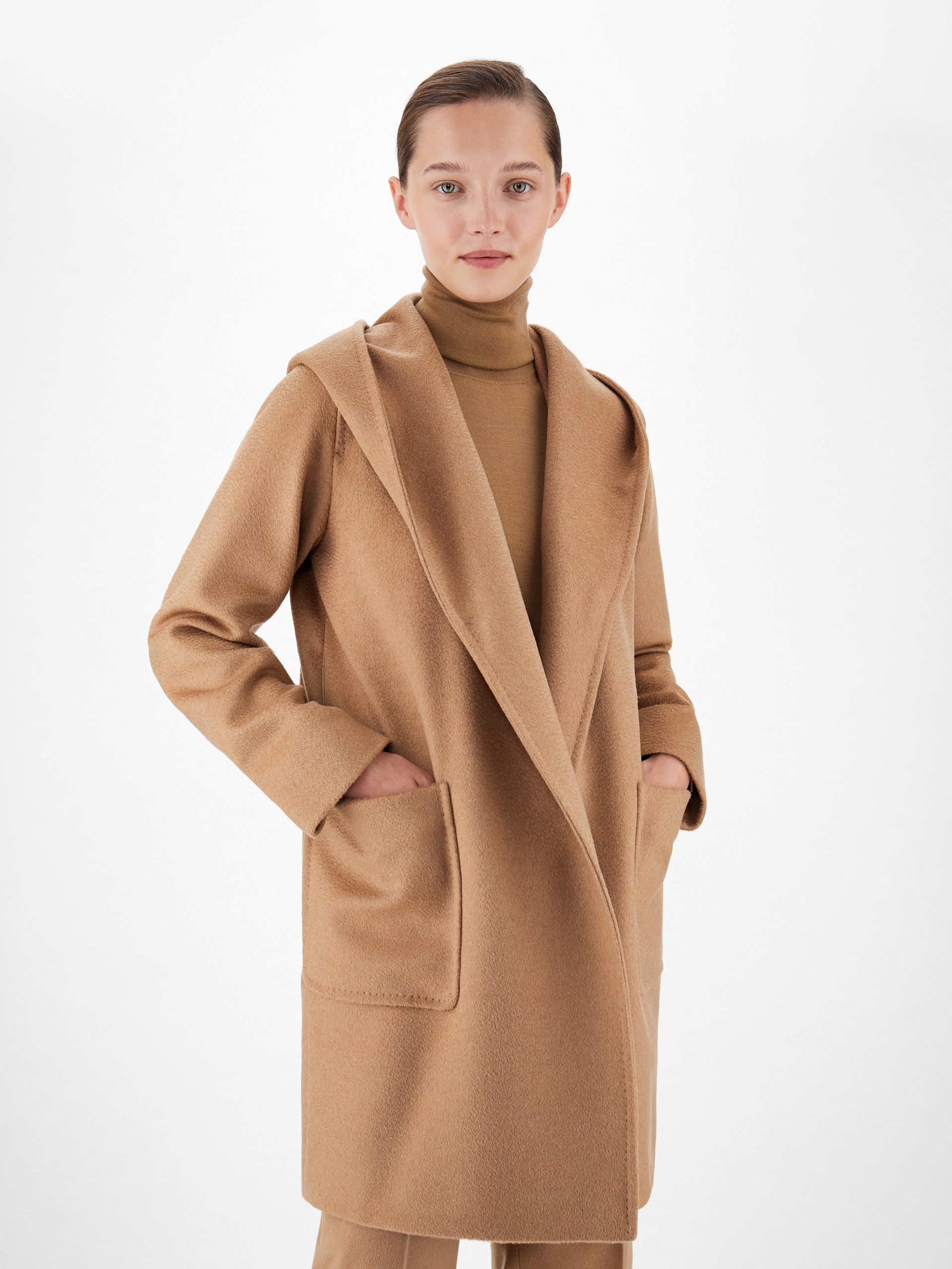 RIALTO Camel colour robe coat - 6
