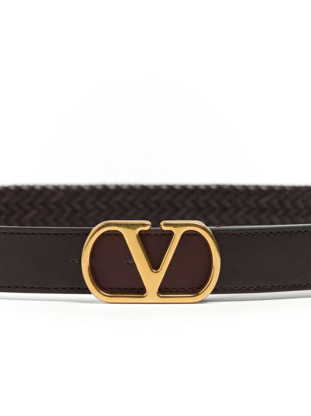 25mm VLogo Signature braided belt - 3