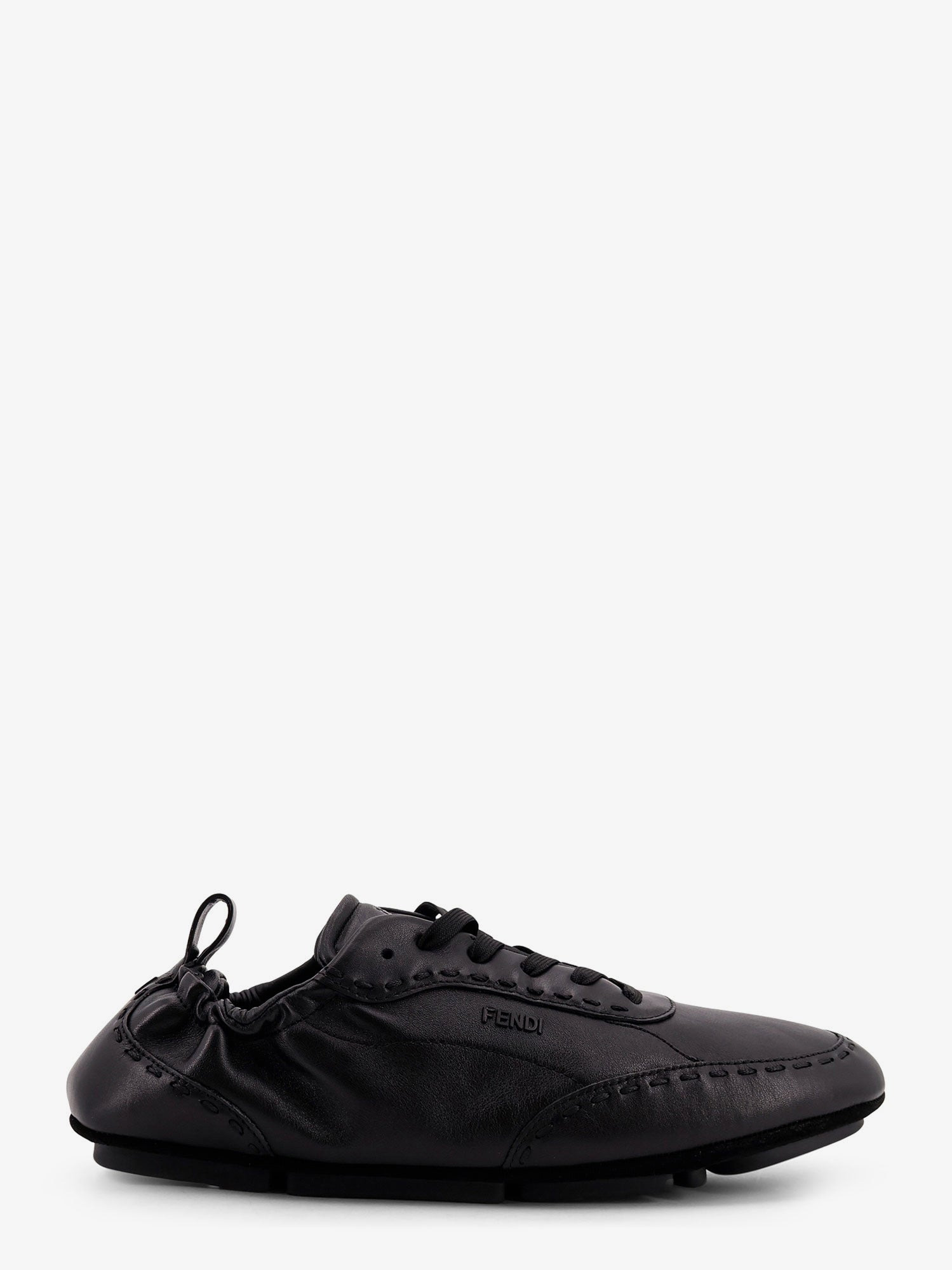 FENDI FIT LEATHER SNEAKERS - 1