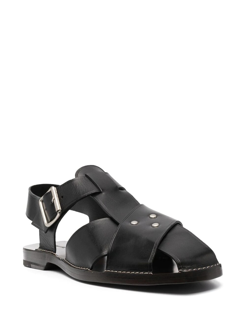 strappy leather sandals - 2