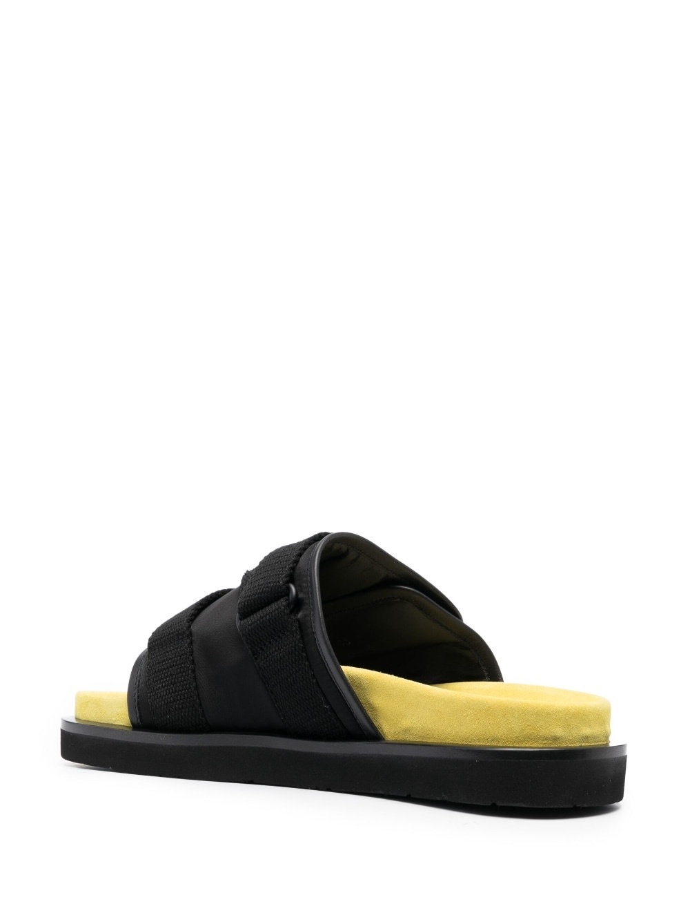buckle-embellished padded slides - 3