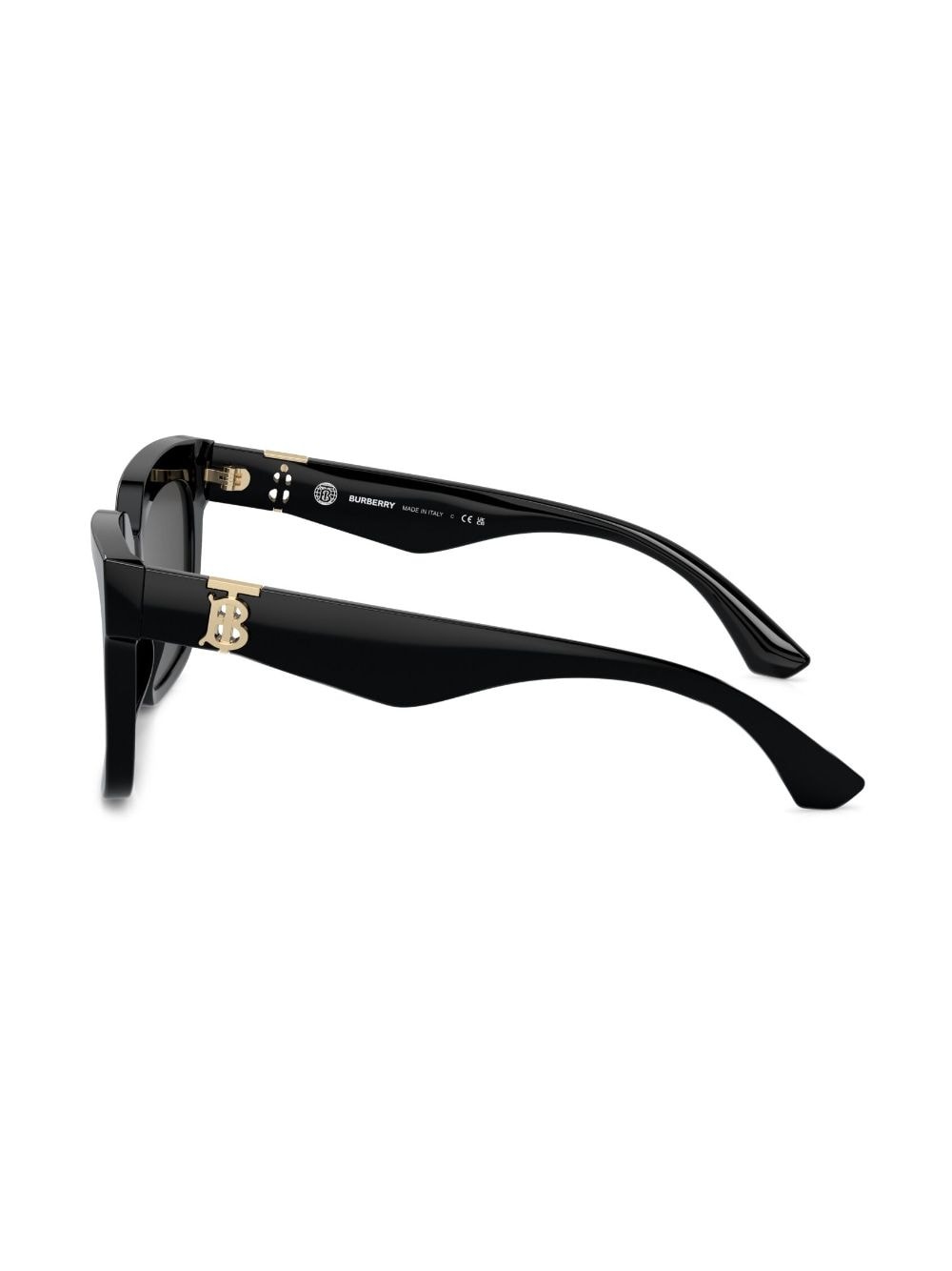 logo-plaque square-frame sunglasses - 3