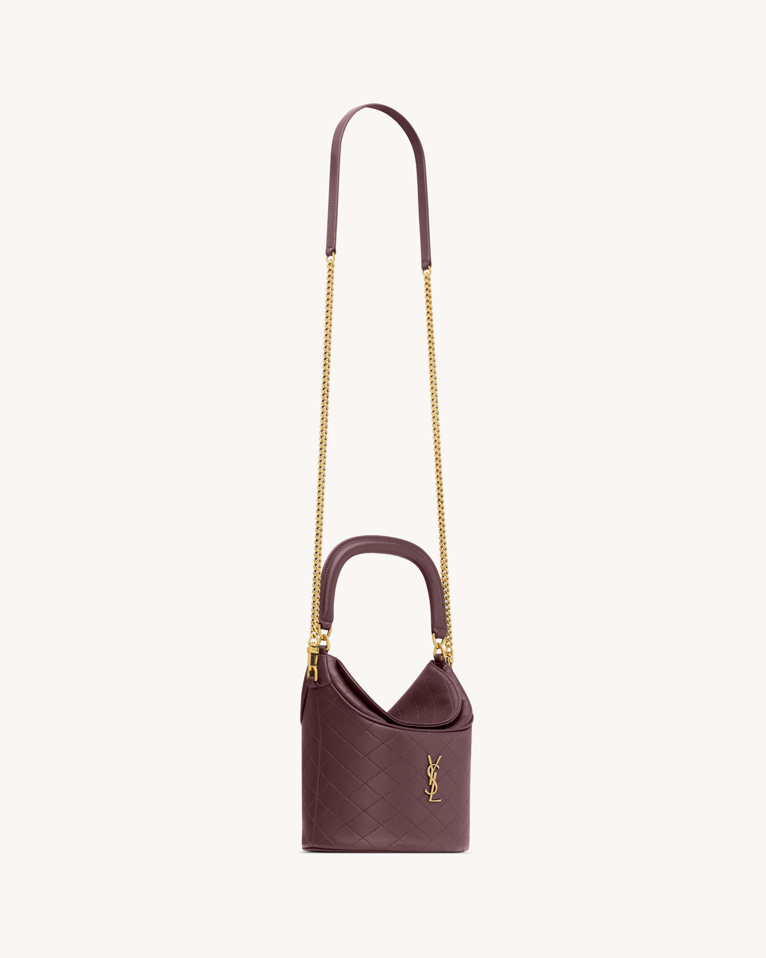 GABY BUCKET BAG IN LAMBSKIN - 6
