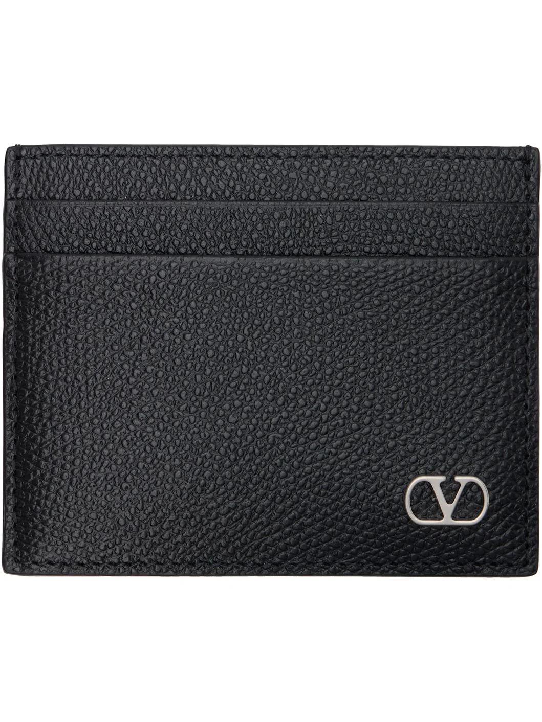 Black VLogo Signature Card Holder - 1