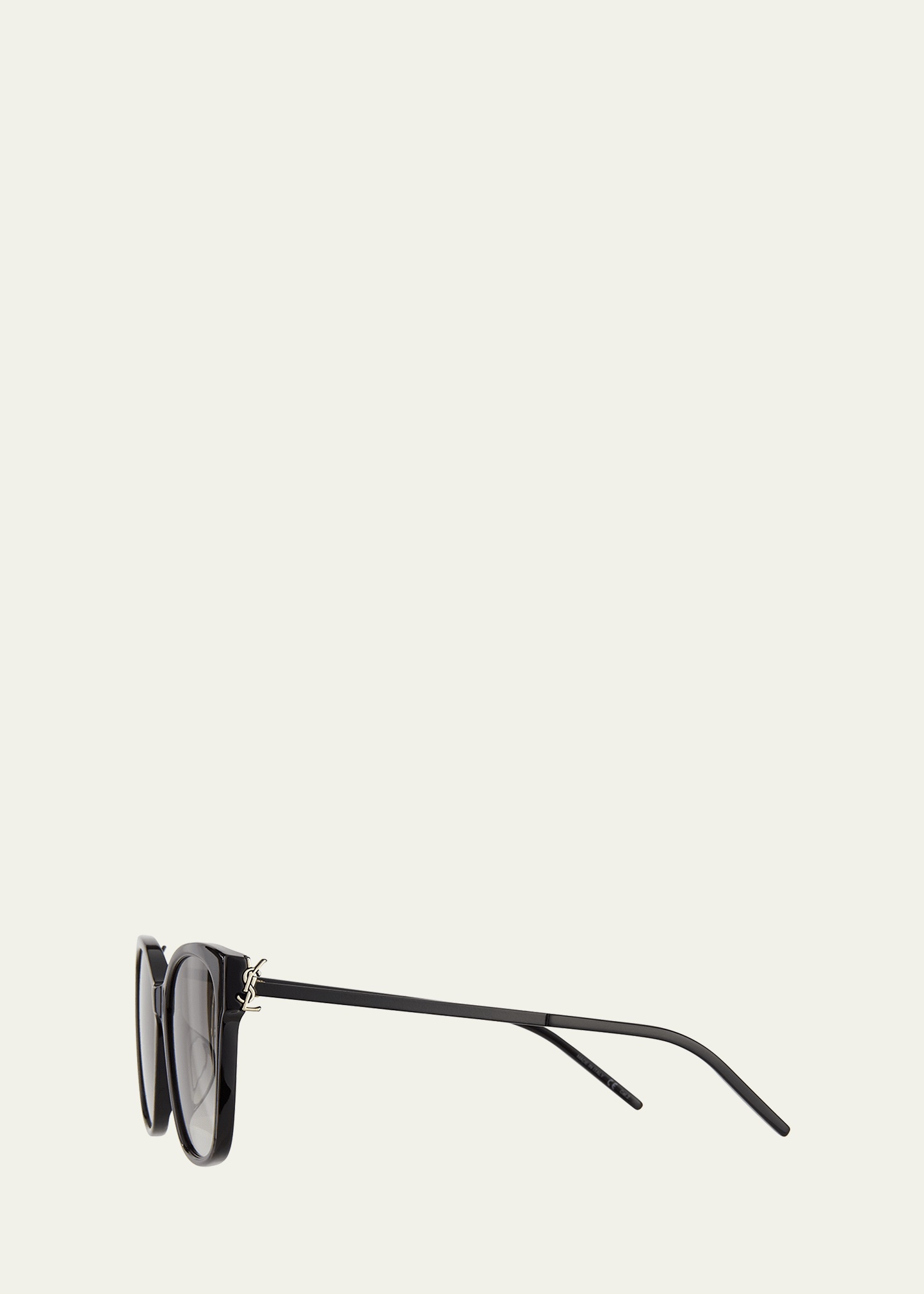 Square Acetate & Metal Sunglasses - 3