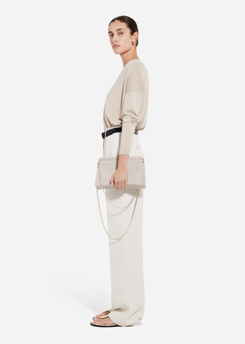 Tailored Straight-Leg Trouser in Viscose Twill 3