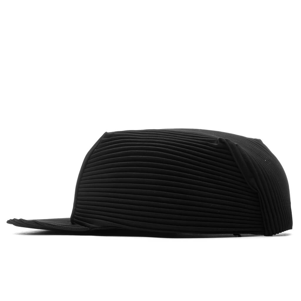 PLEATS CAP - BLACK - 3