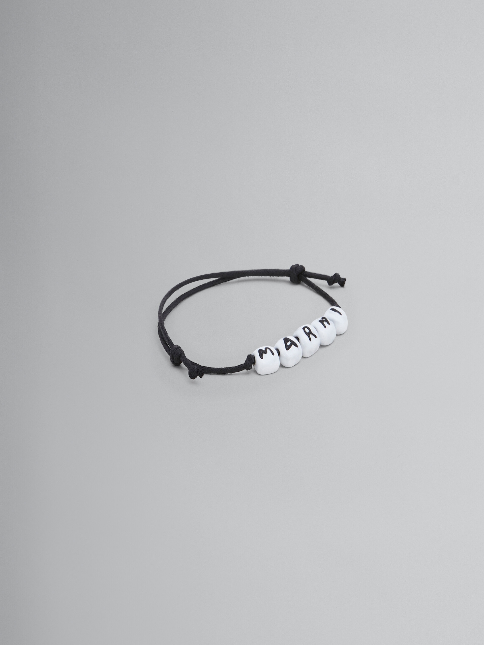 WHITE LOGO BRACELET - 1